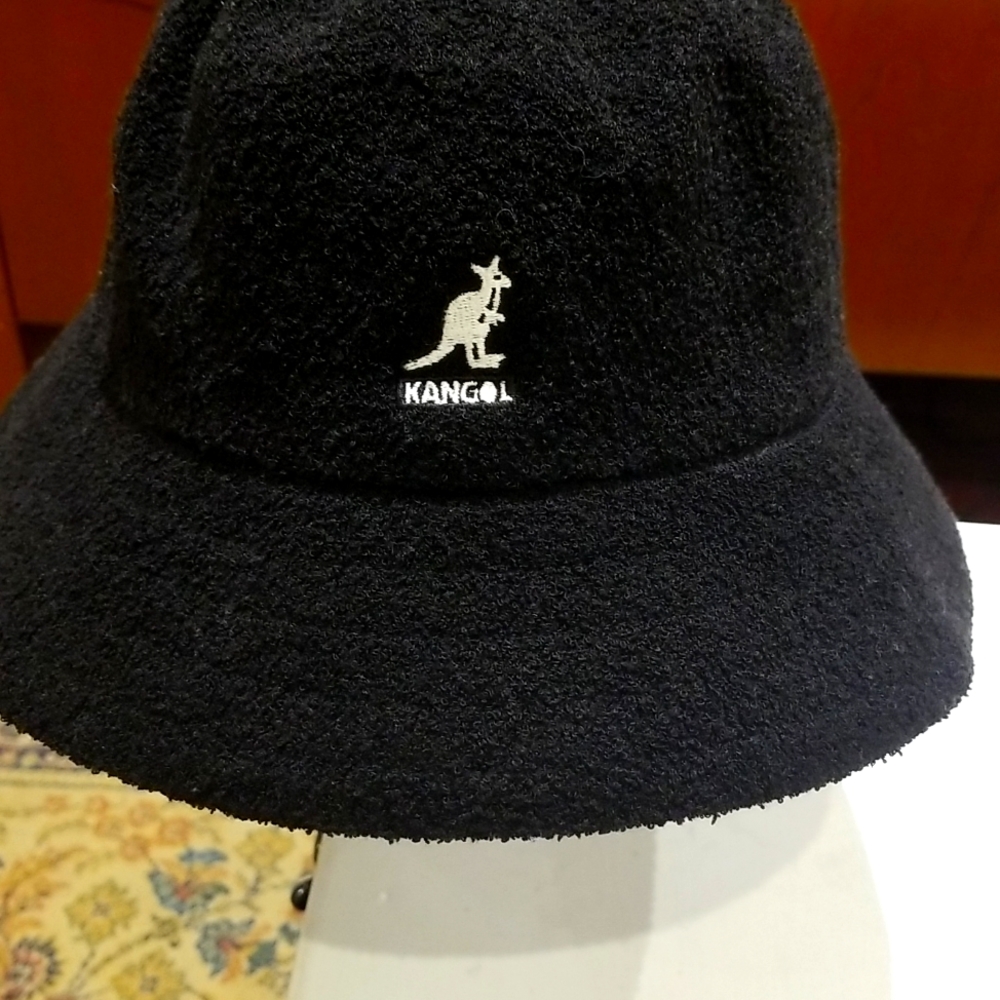 COPY - Kangol Black BERMUDA bucket Born British Established 1938